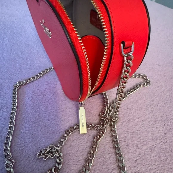 kate spade red heart mini crossbody bag - Picture 9 of 17